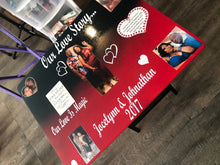 Load image into Gallery viewer, Custom Dinner Table Folding Tray Table - Team Table - Custom TV Tray - Tray Table - gifts for him- gifts for her- TV tray Table-Family