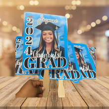 Load image into Gallery viewer, Graduation Fan , Celebration, Personalized Design Your Own