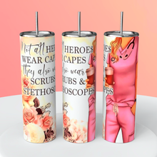 Load image into Gallery viewer, Nurse 20 oz Skinny Tumbler /Drinkware / Water Bottle