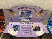 Load image into Gallery viewer, Personalized Memorial/Love/Family/Friendship Bench
