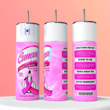 Load image into Gallery viewer, Breast Cancer Awareness Pink Tumbler Wrap 20oz Skinny Tumbler, Breast Cancer Cup, Breast Cancer Awareness Pink Tumbler Print