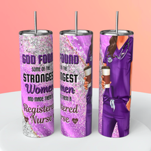Load image into Gallery viewer, Nurse 20 oz Skinny Tumbler /Drinkware / Water Bottle