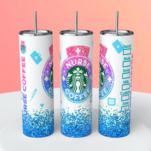 Load image into Gallery viewer, Nurse 20oz Skinny Tumbler/ Drinkware/Water Bottle