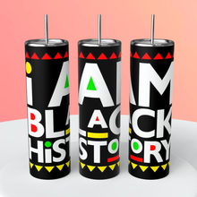Load image into Gallery viewer, Black History 20oz Skinny Tumbler