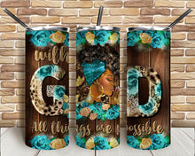 Load image into Gallery viewer, Afro mom 20oz skinny tumbler/ Drinkware /Gift/ Cup