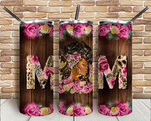 Load image into Gallery viewer, Afro mom 20oz skinny tumbler/ Drinkware /Gift/ Cup