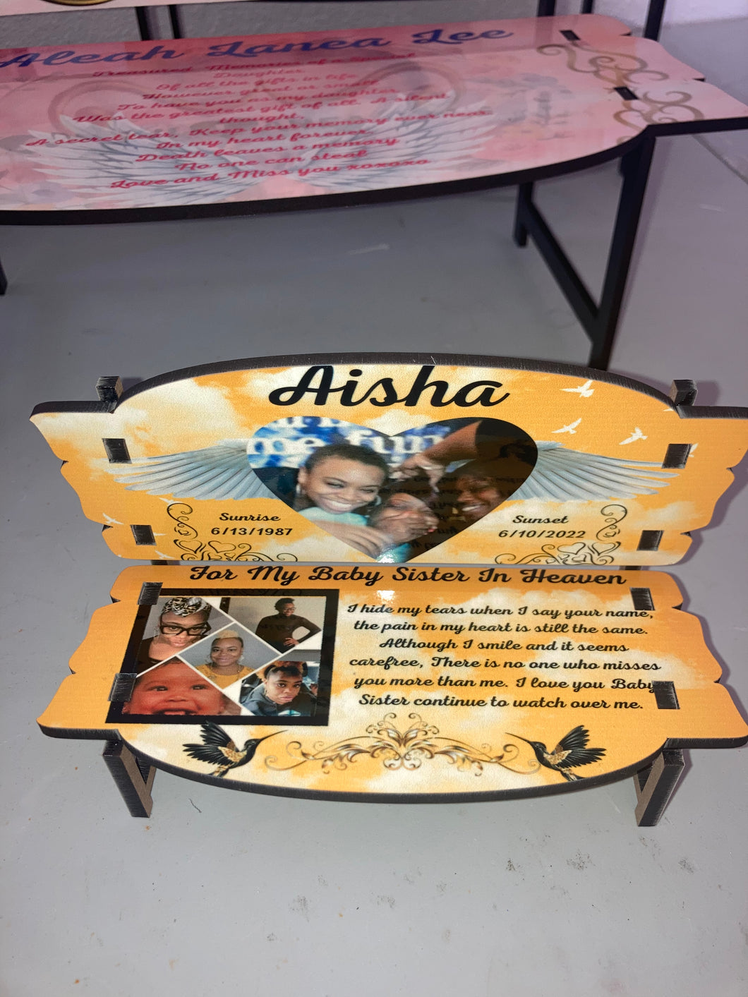 Personalized Memorial/Love/Family/Friendship Bench