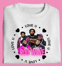 Load image into Gallery viewer, Rod Wave Valentines Sweatshirt/Custom for Men Women, Unisex Sweatshirt, Music Shirt, Gift for Women and Men, Gift for Fan