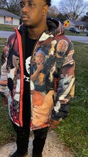 Load image into Gallery viewer, Custom All Over Printed Men Hooded Coat/ Personalized Jacket/ Outerwear