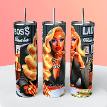 Load image into Gallery viewer, Boss Lady Tumbler Cup, Lady Boss Gift, Boss Babe Female Boss Appreciation, Boss Gift for Women Small Business Owner, Girl Boss Manager Gift