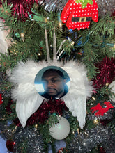 Load image into Gallery viewer, Personalized Angel Wing Christmas Ornament - A Cherished Tribute to Remember Loved Ones and Beloved Pets in