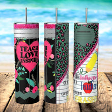 Load image into Gallery viewer, Teacher Tumbler, Custom Teacher Tumbler, Teacher Appreciation Gift, Custom Teacher Cup,