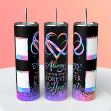 Load image into Gallery viewer, Memorial Tumbler, Memorial Gift, Memorial Tumbler With Picture, Memorial Cup, Memorial Gift Loss of Father, Memorial Gift Loss of Mother