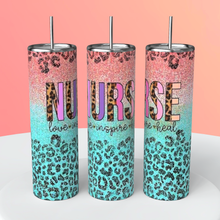 Load image into Gallery viewer, Nurse 20oz Skinny Tumbler/ Drinkware/ Water Bottle