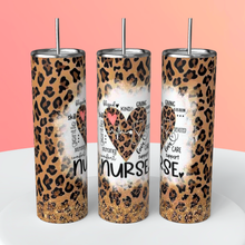 Load image into Gallery viewer, Nurse 20oz Skinny Tumbler/ Drinkware/ Water Bottle