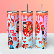 Load image into Gallery viewer, Valentine Tumbler , 20oz Valentine tumbler , Valentine Gift for her