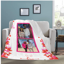 Load image into Gallery viewer, Custom Ultra-Soft Micro Fleece Blanket/ Photo Blanket