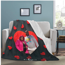 Load image into Gallery viewer, Custom Ultra-Soft Micro Fleece Blanket/ Photo Blanket