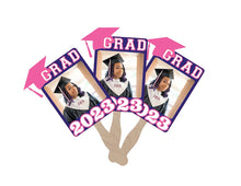 Load image into Gallery viewer, Graduation Fan , Celebration, Personalized Design Your Own