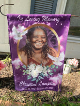 Load image into Gallery viewer, Personalized Garden Flag/ Memorial/ Custom Photos/ Name/ Garden/Funeral Gift