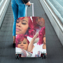Load image into Gallery viewer, Custom Luggage Cover Personalized Luggage Cover Add Your Own Name Photo Text Double-Sided Different Design Travel Suitcase Case Protector Elastic Washable Baggage Covers