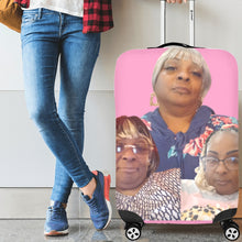 Load image into Gallery viewer, Custom Luggage Cover Personalized Luggage Cover Add Your Own Name Photo Text Double-Sided Different Design Travel Suitcase Case Protector Elastic Washable Baggage Covers