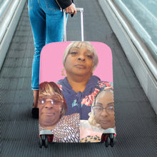 Load image into Gallery viewer, Custom Luggage Cover Personalized Luggage Cover Add Your Own Name Photo Text Double-Sided Different Design Travel Suitcase Case Protector Elastic Washable Baggage Covers