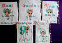 Load image into Gallery viewer, Create Your Own Birthday Entourage Family Shirts