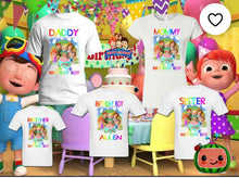 Load image into Gallery viewer, Create Your Own Birthday Entourage Family Shirts