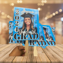 Load image into Gallery viewer, Graduation Fan , Celebration, Personalized Design Your Own
