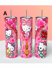 Load image into Gallery viewer, 20oz Skinny Hello Kitty Tumbler
