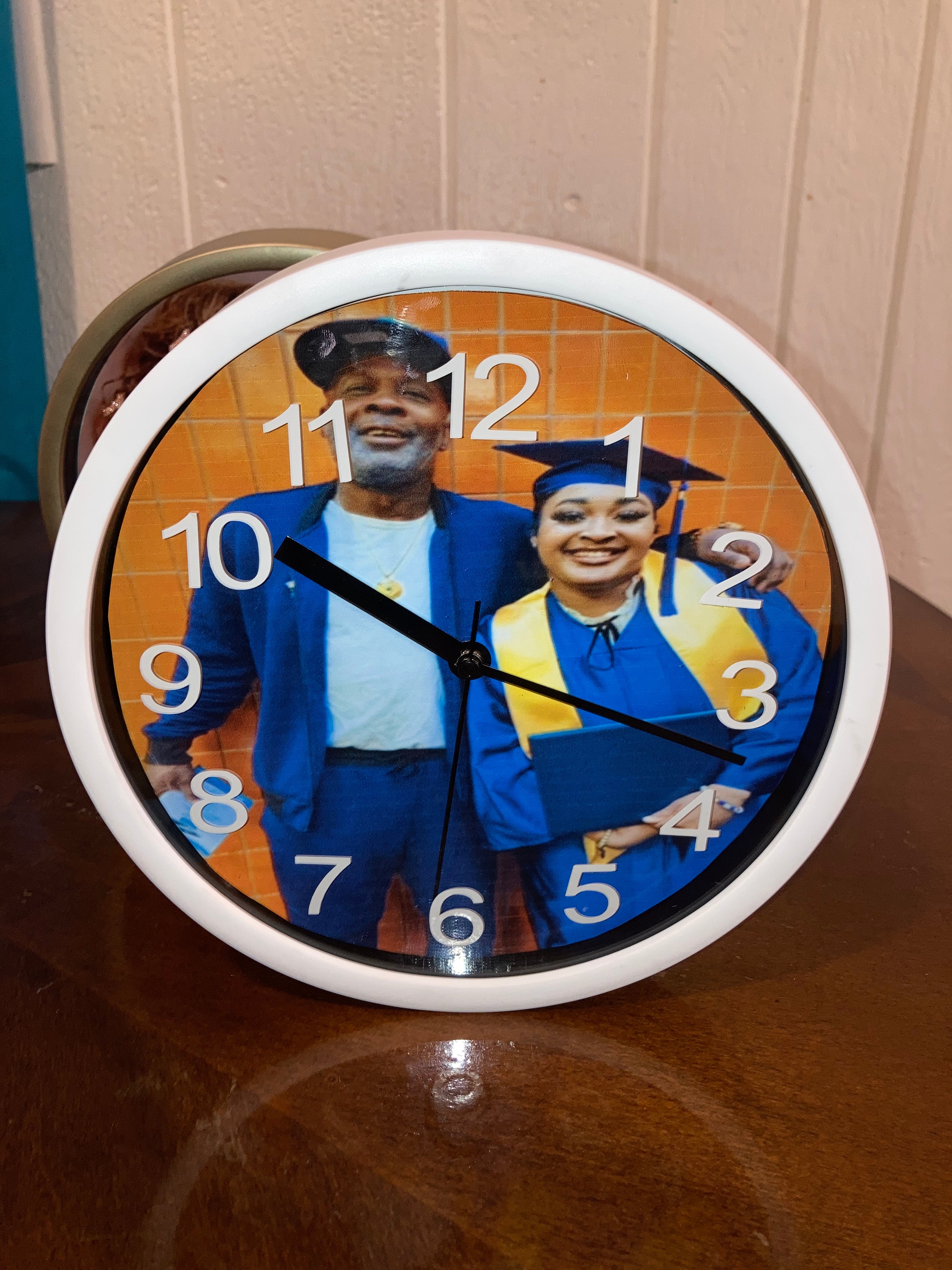 Custom clocks, personalized clocks, picture clock – She Tutucute Creations