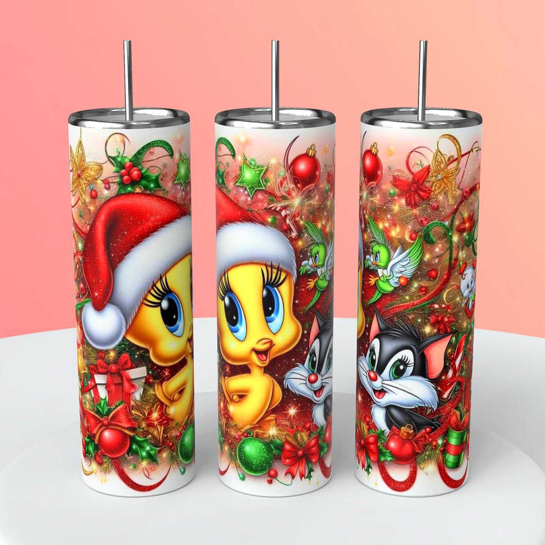 Tweety Bird 20 oz Skinny Tumbler