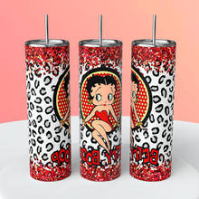 Load image into Gallery viewer, Betty Boop 20oz Skinny Tumbler/Drinkware
