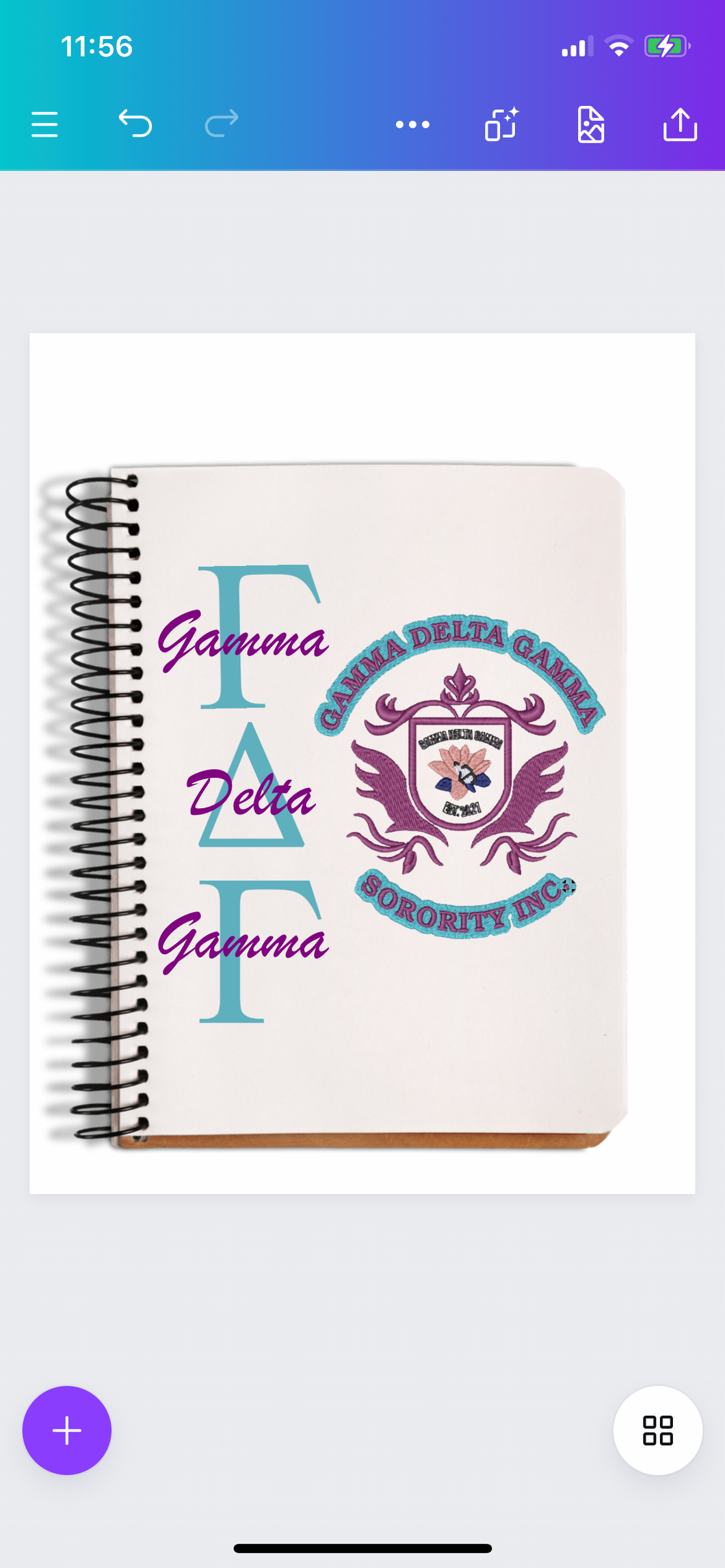 Gamma Delta Gamma Notebook