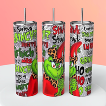 Load image into Gallery viewer, Grinch 20oz Skinny Tumbler
