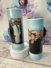 Load image into Gallery viewer, Custom Photo 20oz Tumbler with straw
