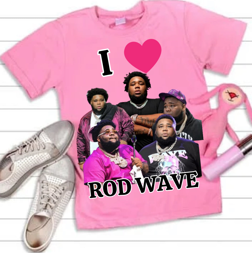Rod Wave Crew neck T-shirt/ Rapper T-shirt/Gift for him/ Gift for her/ Music shirt/ Men & Women