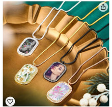 Load image into Gallery viewer, Rectangle Photo Necklace
