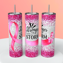 Load image into Gallery viewer, Breast Cancer Awareness/Stronger than the Storm/ Breast Cancer Survivor/ Pink Ribbon
