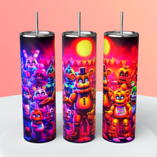 Load image into Gallery viewer, Five Nights At Freddy’s 20 oz Skinny Tumbler
