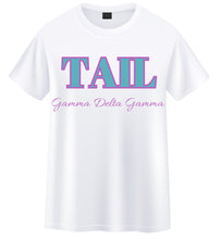 Load image into Gallery viewer, Gamma Delta Gamma Sorority T-Shirt/ TAIL/ Basic Sorority Greek Letter T Shirt / Comfort Colors Stitched Crew Neck T-Shirt / Greek Sorority Shirt
