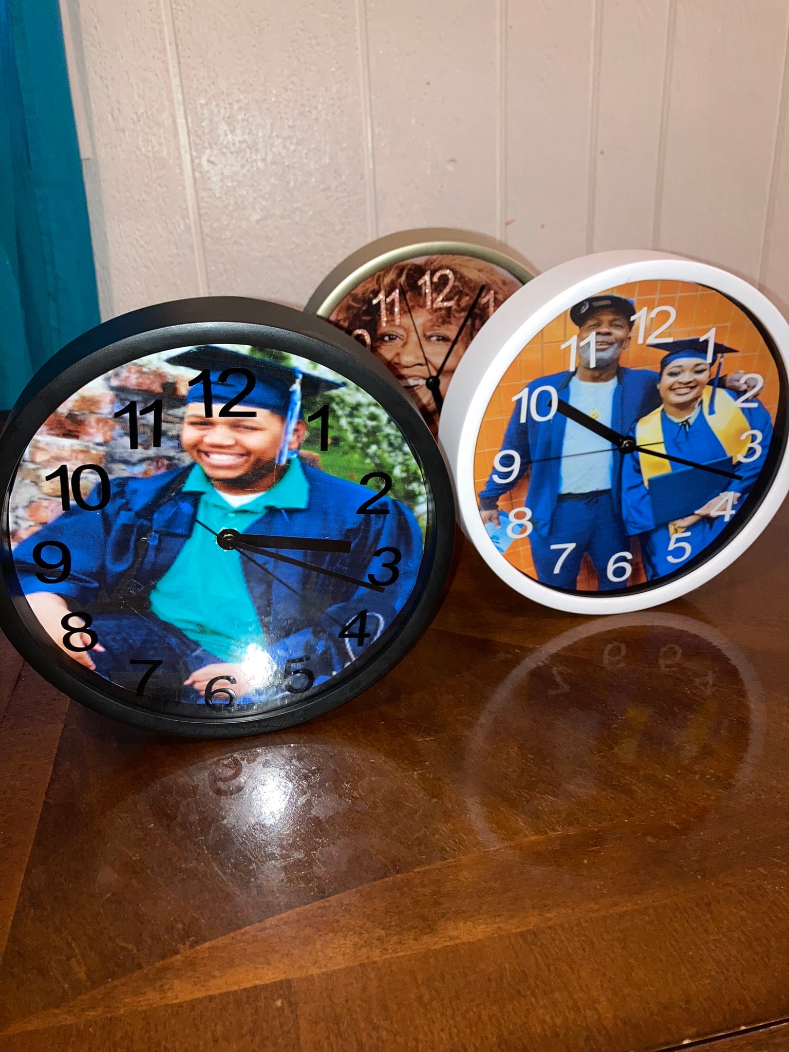 Custom clocks, personalized clocks, picture clock – She Tutucute Creations