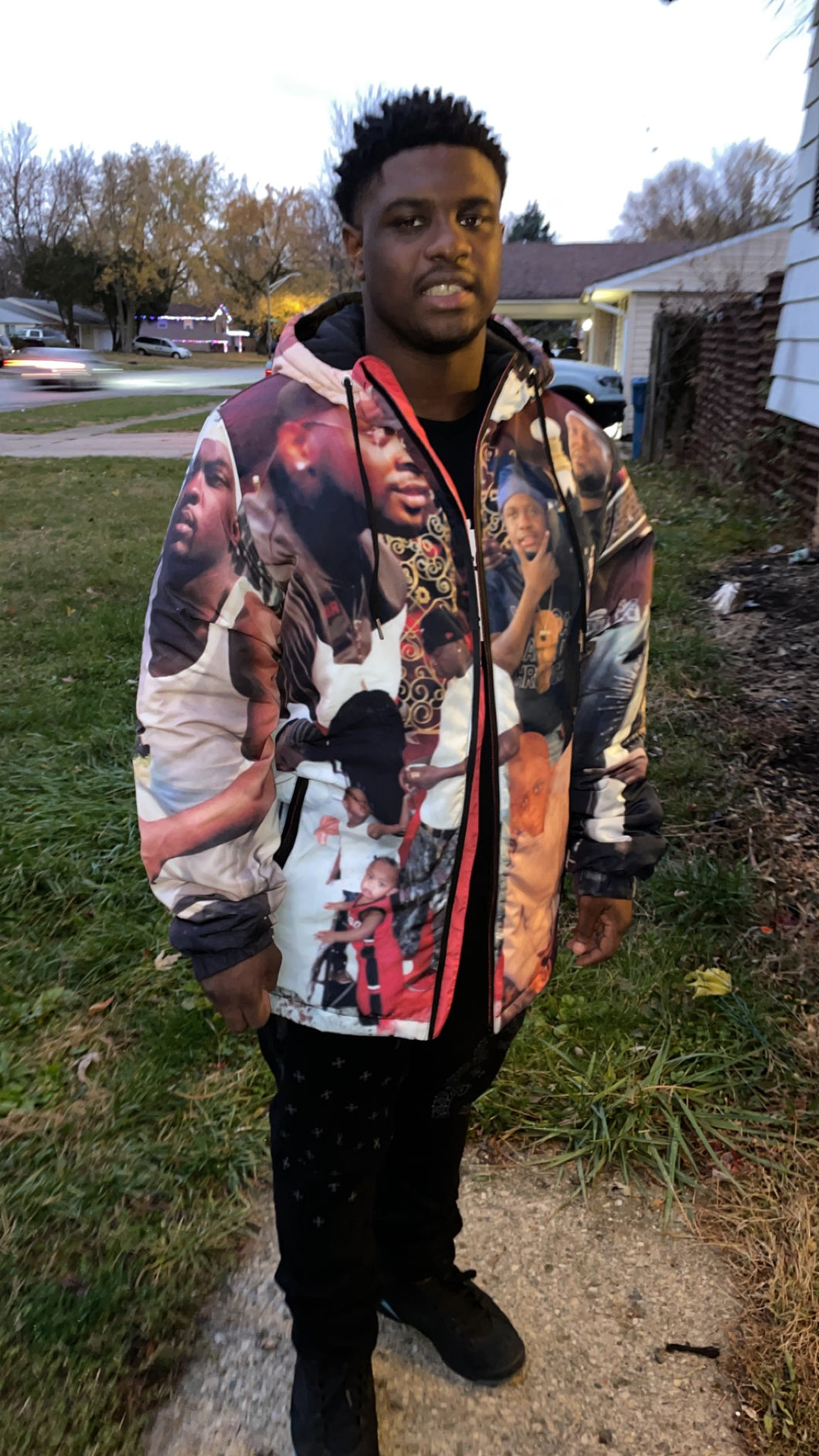 Custom All Over Printed Coat/ Personalized Jacket/ Outerwear