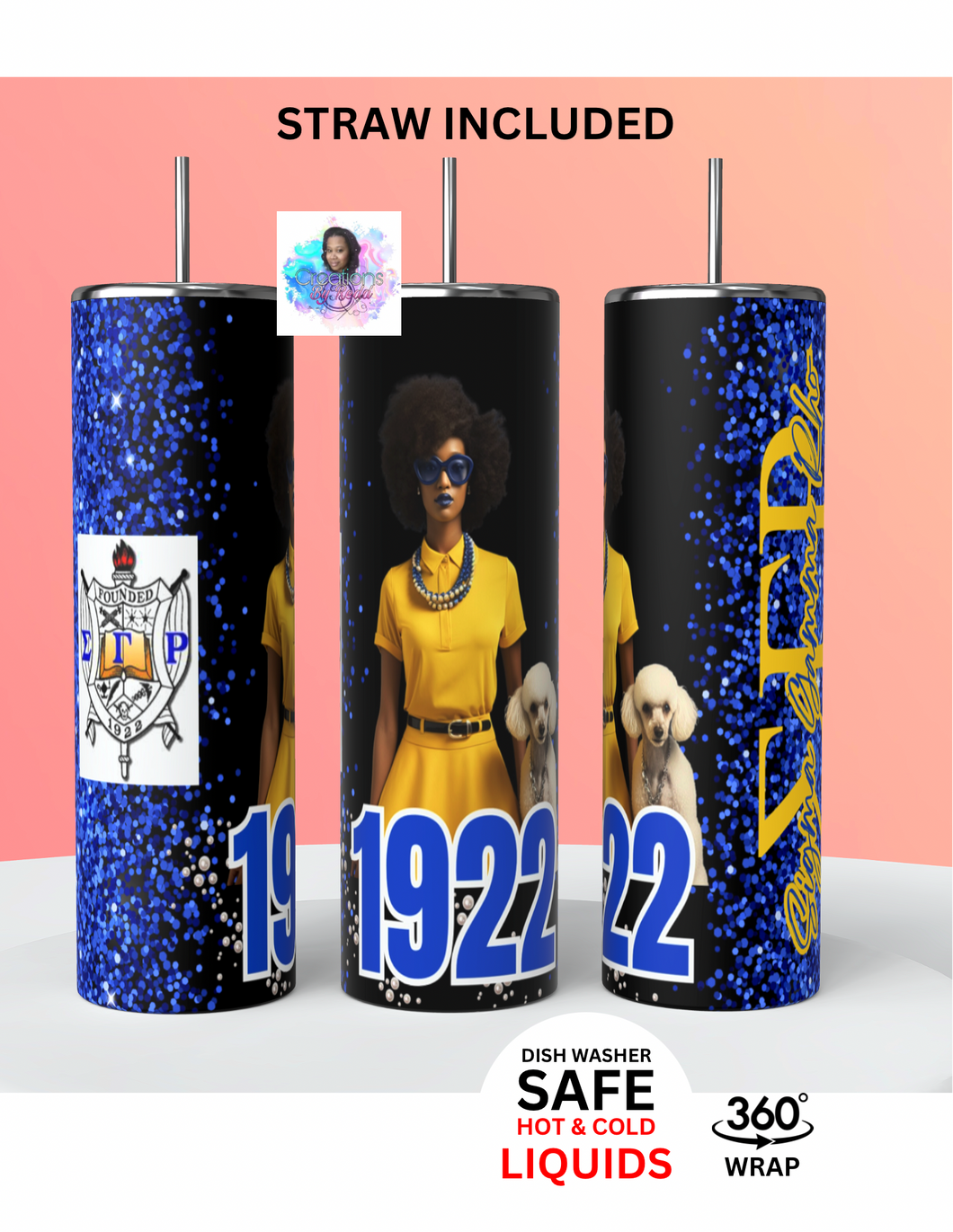 Sigma Gamma Rho Sorority | Rhoyal Bucks Tumbler | SGRho Sorority Tumbler | Stainless steel tumbler | gift for her | Bridesmaid Gift