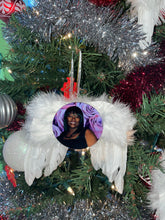 Load image into Gallery viewer, Personalized Angel Wing Christmas Ornament - A Cherished Tribute to Remember Loved Ones and Beloved Pets in
