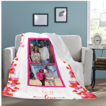 Load image into Gallery viewer, Custom Ultra-Soft Micro Fleece Blanket/ Photo Blanket
