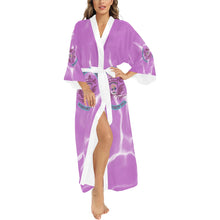 Load image into Gallery viewer, Gamma Delta Gamma Long Kimono Robe / Pj&#39;s
