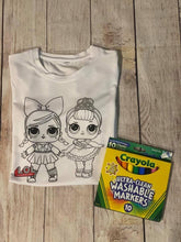 Load image into Gallery viewer, Girl Coloring Shirt
