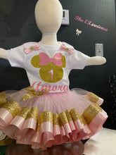 Load image into Gallery viewer, Minnie Mouse Ribbon Tutu Outfit

